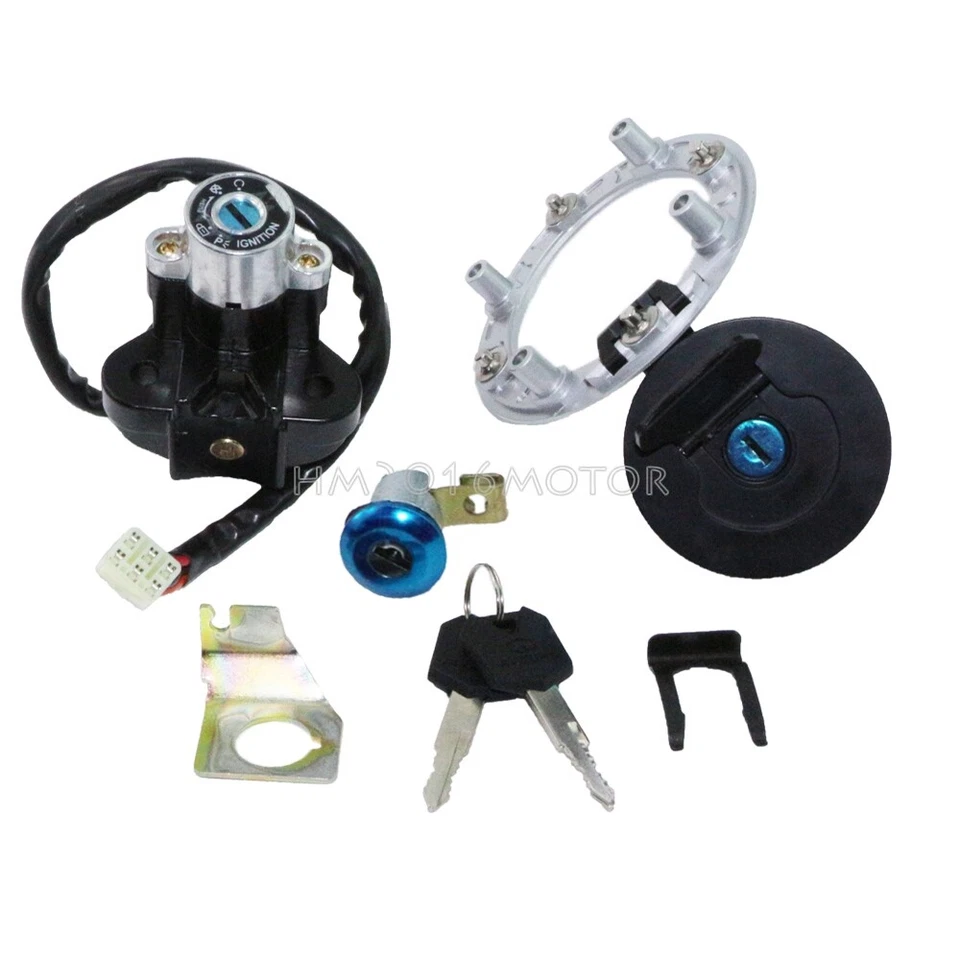 For Suzuki GSXR750 (1997-1999) 1998 Ignition Switch Gas Cap Cover w/ Key US Foto 3 de 4