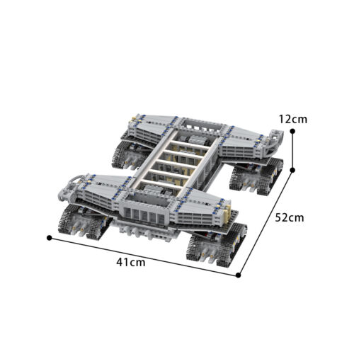 ZITIANYOUBUILD Crawler Transporter Model 2365 Bricks Toys for Space Shuttle - Picture 11 of 11