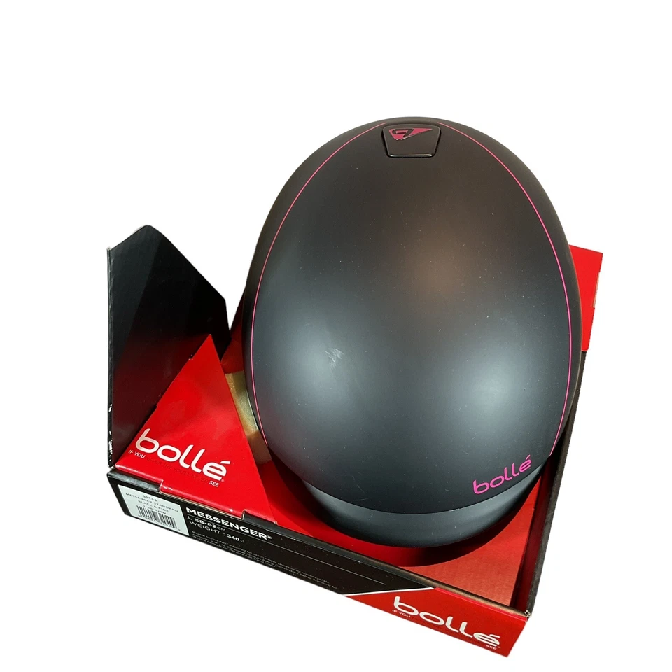 Casco de bicicleta Bolle Messenger negro y rosa nuevo en caja para hombre talla L Foto 4 de 4