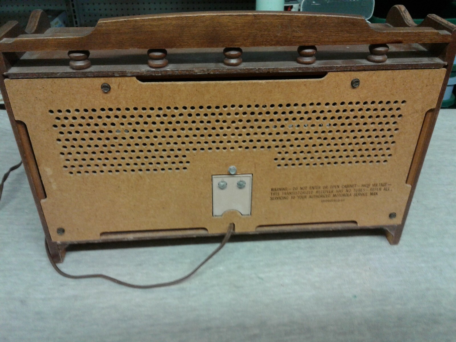 Motorola AM FM Solid-state Transistor Radio Vizilite Twin Speaker for ...