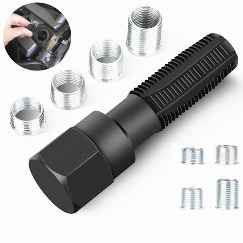 14mm Spark Plug Rethread Thread Repair Tool Reamer Tap Inserts Kit M14 x1.25 - Picture 6 of 12