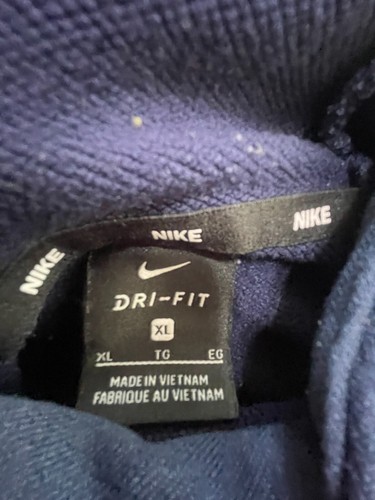 Nike Dri-Fit Pullover Hoodie Youth XL Just Do it Blue red Sweater Boys -723 - Picture 3 of 4