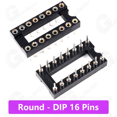 IC Sockets Integrated Circuit Socket DIL DIP Holder 6/8/14/16/18/20/24/28/40 Pin - Picture 22 of 40
