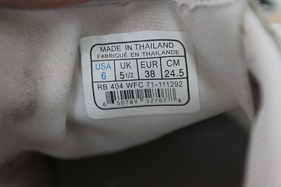 REEBOK SIZE 6 EUR 38 WHITE CLASSIC QUILTED LEATHER SNEAKERS SHOES