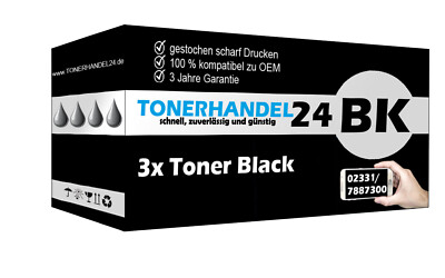 3x Toner TN242BK schwarz kompatibel für Brother DCP-9022CDW HL-3142CW MFC-9142