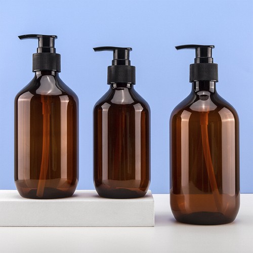 100-500ml Empty Pump Bottle Refillable Bathroom Shampoo Shower Dispenser - Picture 3 of 16