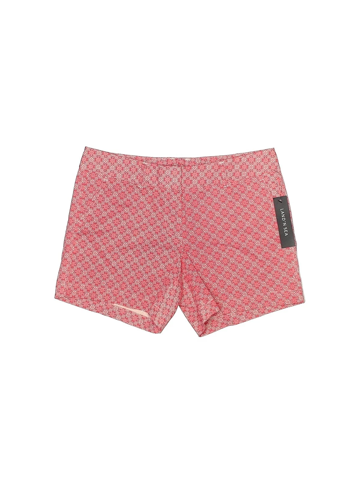 Lands 'END Pantalones Cortos de Algodón para Mujeres