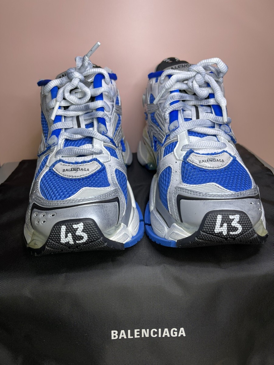 Womens Track Sneaker in Blue Balenciaga US #45 Womens Track Sneaker in Blue Balenciaga US