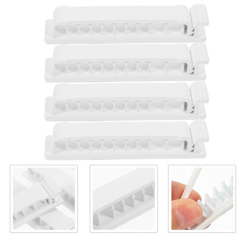 4 Pcs Wire Holder Adhesive Cable Management Clip Desktop Organizer