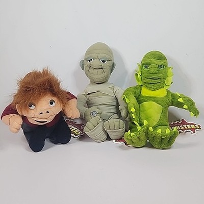 Stuffins CVS Universal Studios Monsters Lot of 3 Mummy Hunchback Creature Black 