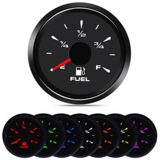 Tankanzeige, 52MM Wasserdicht LED Digitale Kraftstoffstandsanzeiger Einstellbar 0