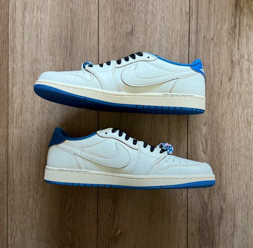 Tamanho 8- Fragment Design x Travis Scott x Air Jordan 1 Retro OG SP Vela Baixa... - Imagem 3 de 4
