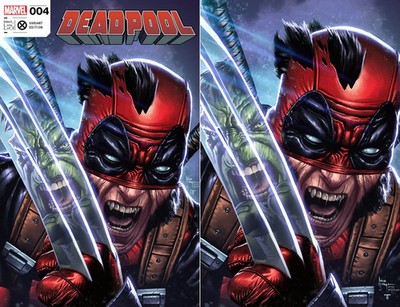 DEADPOOL #4 MICO SUAYAN EXCLUSIVE TRADE DRESS & VIRGIN VARIANT SET