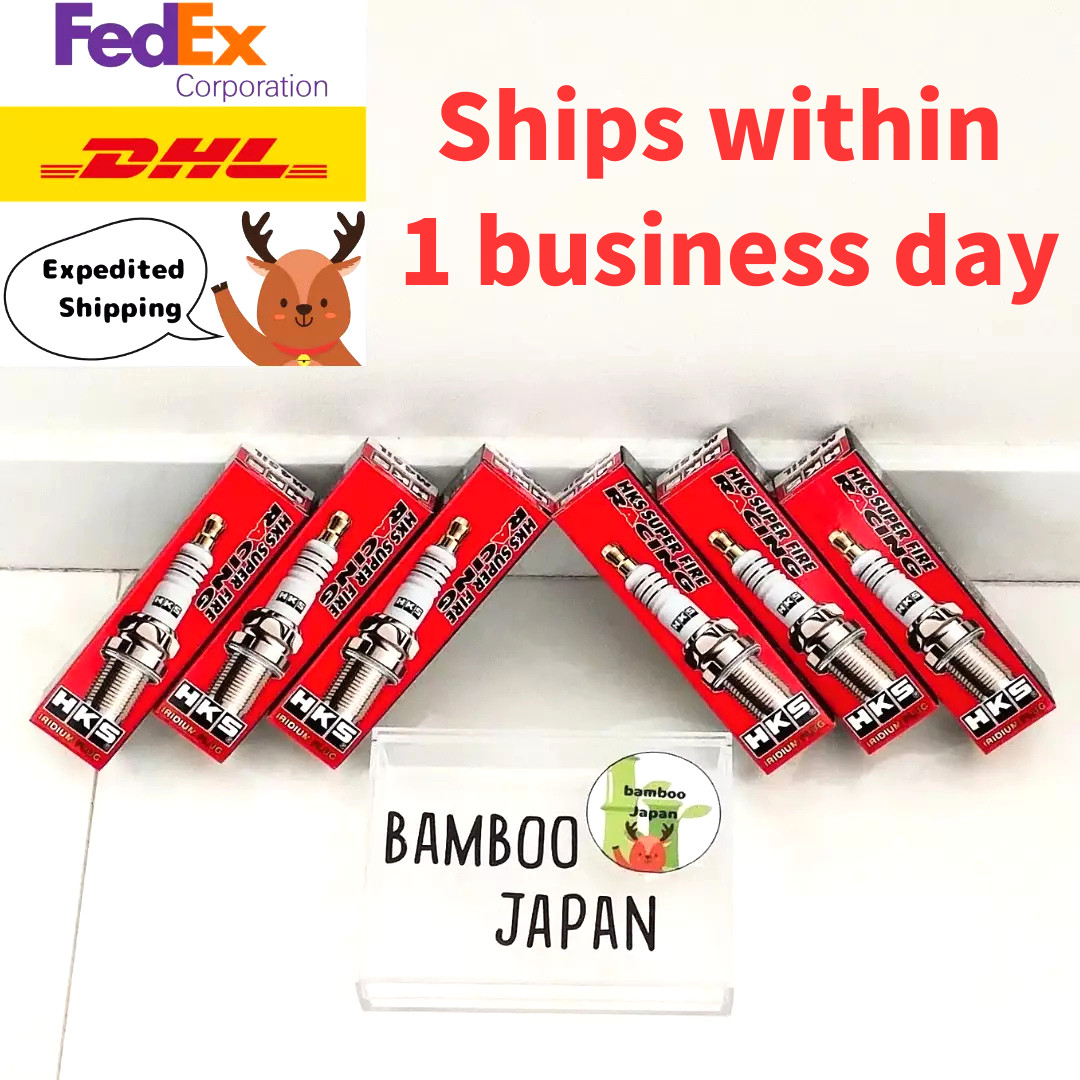 HKS 50003-M45iL Super Fire Racing Plug  6pcs  Long Reach Authentic IN STOCK