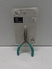 Bead Landing Mini Chain Nose Pliers Teal Handle New in Package