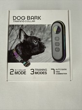 2-in-1 Dog Bark  Shock Waterproof Collar with Remote Control 3300 Ft Range