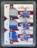 2023 Flawless Amon-Ra St. Brown Jameson Williams Jared Goff Patches Ruby #/15