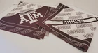 Texas A&M Aggies Themed Head Scarf Handkerchief Bandana