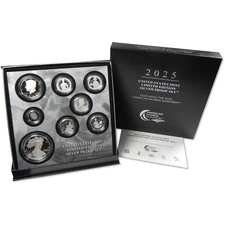 2025 U.S. Mint Limited Edition Silver Proof Set Collectible OGP COA