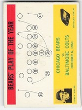 1964 Philadelphia #28 Bears Play of the Year - George Halas Bears EX-EXMT 63877