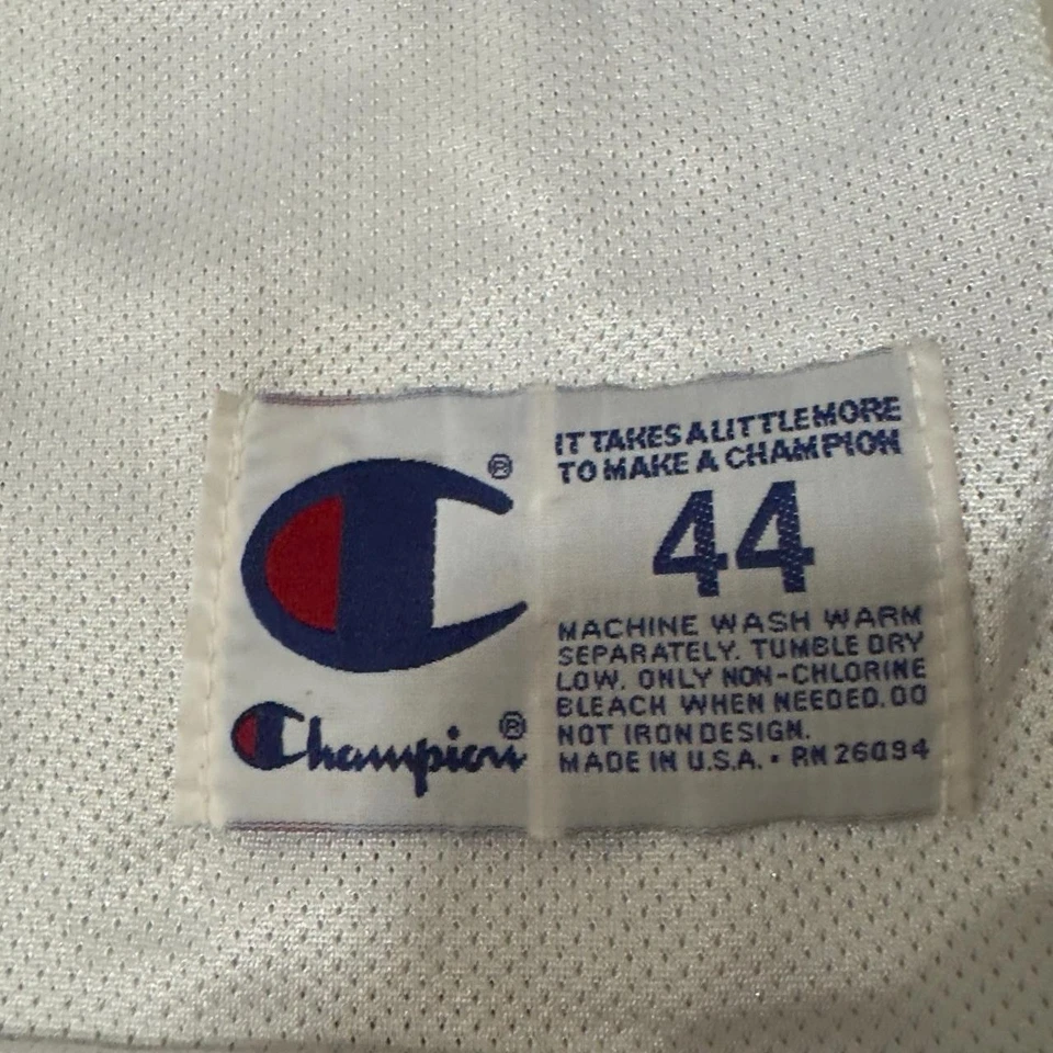 Camiseta De Colección Seattle SuperSonics Para Hombres 44 Blanca NBA Baloncesto Shawn Kemp Años 90 Foto 2 de 4