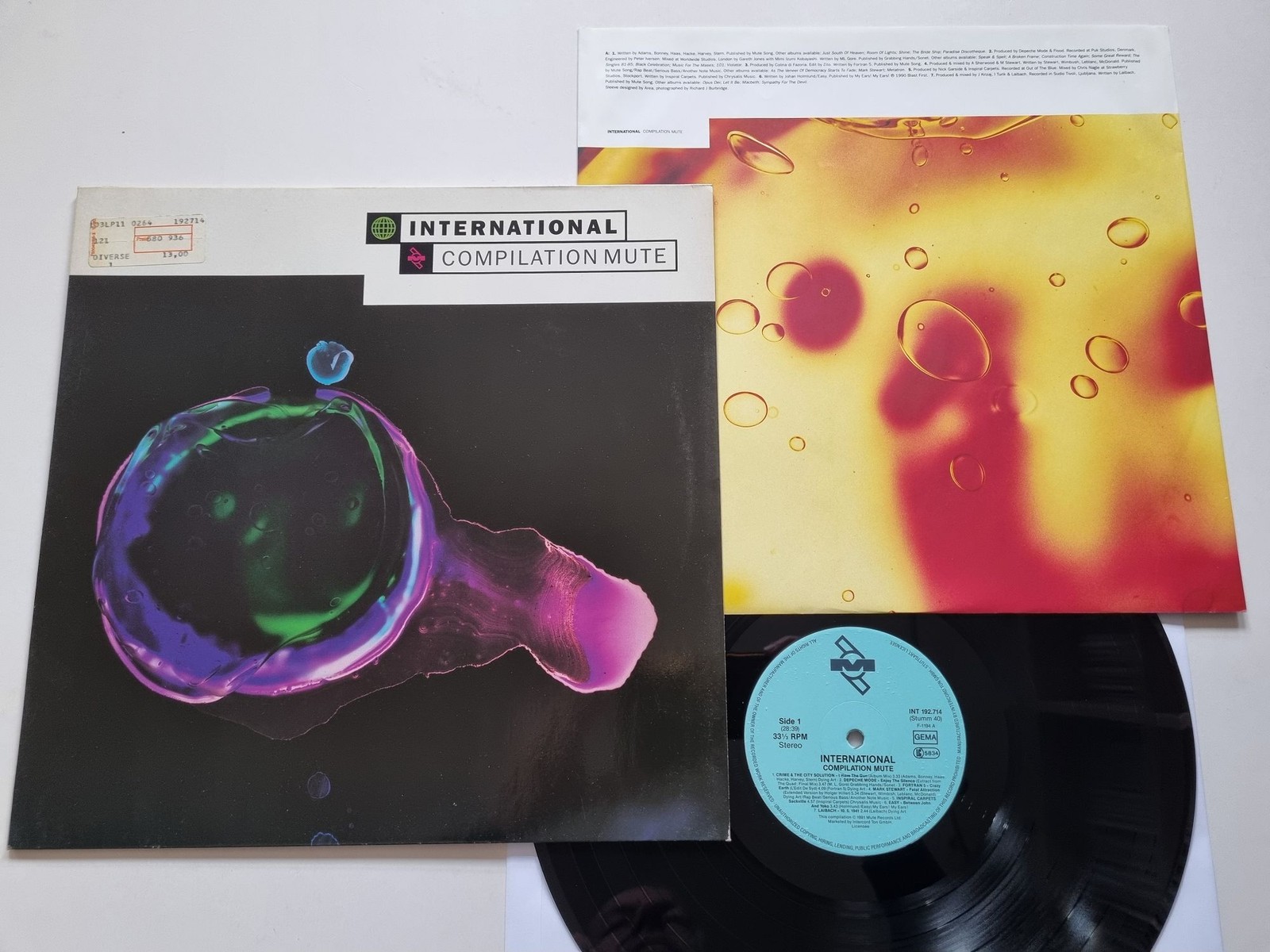 Various - International Compilation Mute Vinyl LP Germany