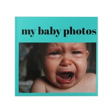 Livre photo relié My Baby Photos | Album mémoire de bébé