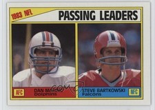1984 Topps League Leaders Dan Marino Steve Bartkowski #202 HOF 1br3
