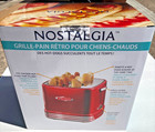 Hot Dog and Bun Toaster, Nostalgia 4 Slot with Mini Tongs, Retro Red NIB SEALED — photo 3