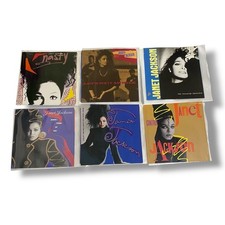 Janet Jackson 45 Record Cover Picture Sleeve Art 7 Piece Lot