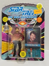 CMDR WILLIAM RIKER SECOND SEASON UNIFORM STAR TREK TNG PLAYMATES NEXT GENERATION