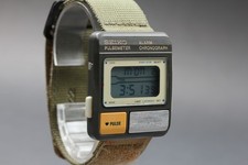 Vintage [Near MINT] SEIKO PULSE METER S229-5001 Digital Quartz Men's Watch JAPAN