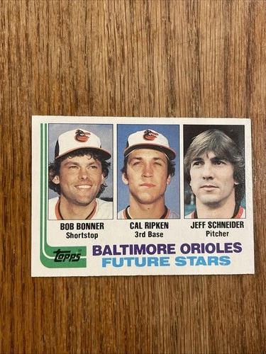 CAL RIPKEN JR. ~ 1982 Topps Baseball Rookie Card RC #21 ~ EX+ No Creases