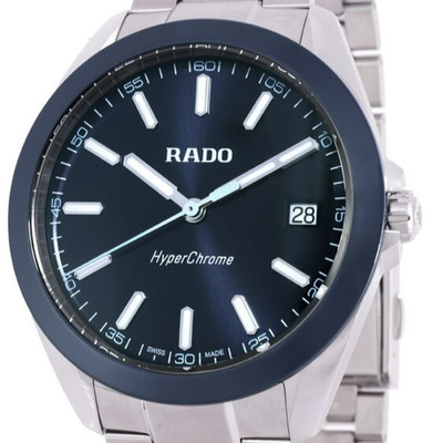 Rado Herren/Unisex Uhr HyperChrome Blue Ref. R32280213 NEW FULL SET