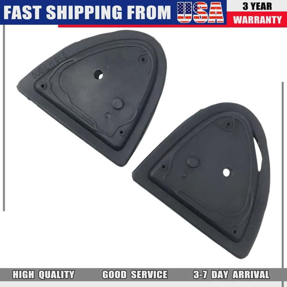 Juego de pares de sellos de base de espejo de puerta 2 piezas 2208110198 para Mercedes-Benz S500 2000-2006 Foto 2 de 4