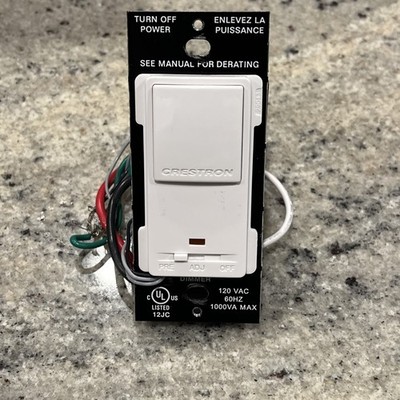 Crestron CLW-DIM1W-S White Dimmer 