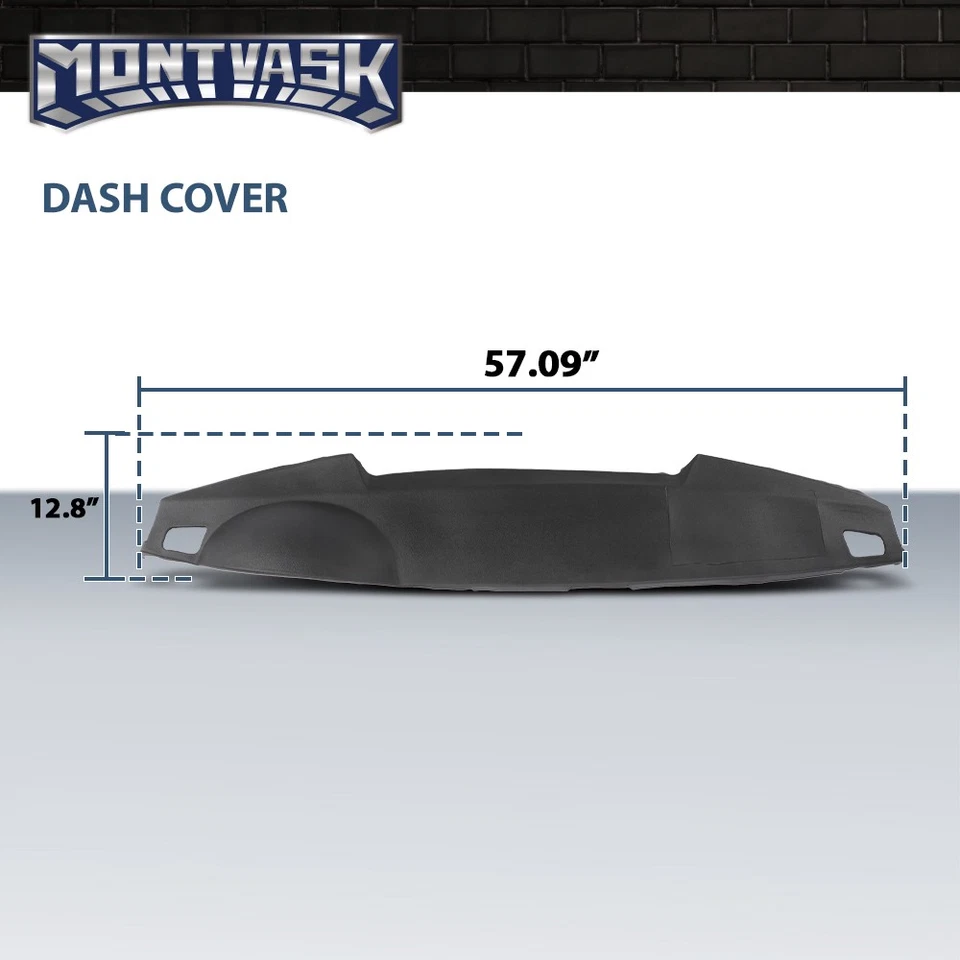 Fit For 2005-2009 Land Rover LR3/Range Rover Sport Dash Board Cover Cap Black Foto 3 de 4