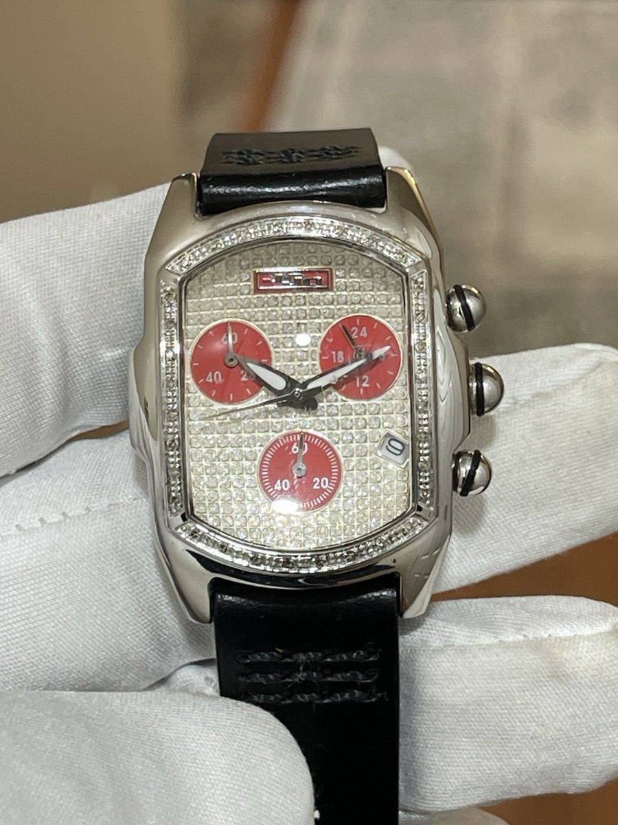 JoJo Rodeo Chronograph Diamond Platinum Quartz JL-05322 Women Watch Japan Movt JoJo Joe Rodeo Womens Diamond Watch 0.60ct Passion 962134 main image 2