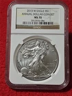 2013-W American Silver Eagle ASE Dollar NGC MS 70 ANNUAL DOLLAR COIN SET #T1304