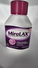 MiraLAX Powder Laxative 14 Doses Unflavored 8.3 Ounces EXP 9/2026