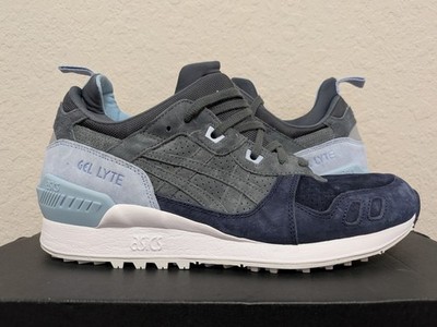 Asics Gel Lyte MT Grey Blue White Vintage Shoe (HL7Z1) size 9 Men's
