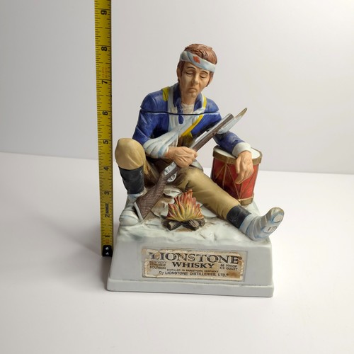 Lionstone Whiskey Decanter Wounded Soldier ValleyForge Bicentennial Series 1975 - Picture 12 of 12