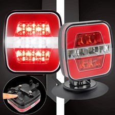 Magnetic Wireless Trailer Lights Rechargeable LED Trailer Light for Towing Truck