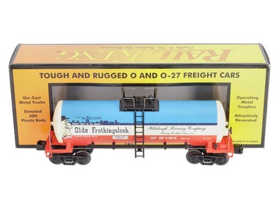 MTH RAILKING OLDE FROTHINGSLOSH SINGLE DOME TANK CAR 30-73201