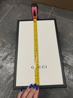 Gucci Black & White Logo Rigid Gift Box w/ Lid Paper/Cardboard Rectangle — photo 4