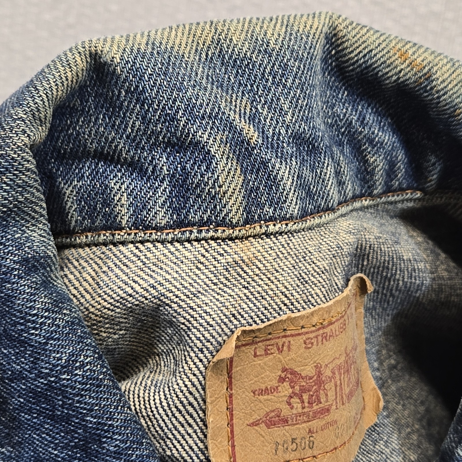 Vintage Levi's 70506-0216 Trucker Jacket Mens 36 Blue Jean Denim Made in USA 90s thumbnail 14