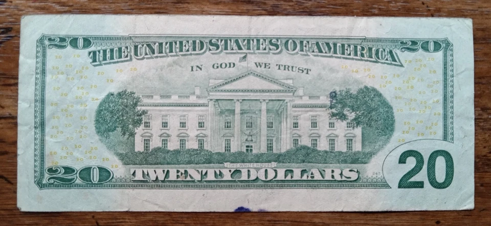 2013 $20 Dollar Bill Fancy Star Note, MG06666069* (Trinary) 5 of a kind 6's Rare - Image 2 of 2