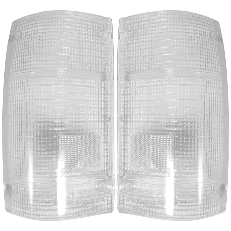 Set Corner Bumper Lamp Tail Light Clear Lens For Mazda B2000 B2200 B2600 1985-98 - Image 3 of 4
