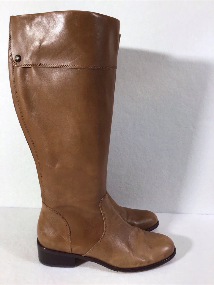 Botas de montar Corso Como Samual Brandy de cuero marrón hasta la rodilla ~ para mujer 7 Foto 4 de 4
