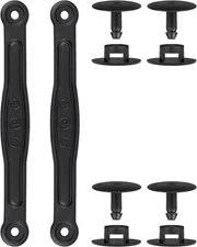 SOPROM Heel Straps with Rivets Replacement Parts for 8 Women/6 Men, Black-1 